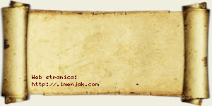 Jadranka Palijić vizit kartica